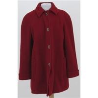 Mackintosh, size M red wool coat