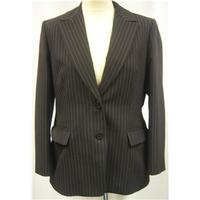 Marks & Spencer - Size 14 - Black Pinstripe - Jacket