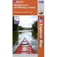 maidstone the medway towns os explorer map sheet number 148
