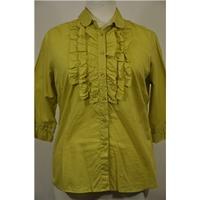 marks and spencer size 18 apple green blouse