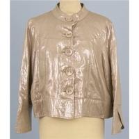 marks spencer size 16 shiny linen jacket