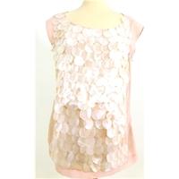 marks and spencer limited collection baby pink sparkly evening top siz ...