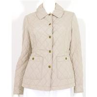 Marks and Spencer Size 8 Cream Quilted Jacket