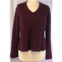 Marks and Apencer: wool sweater purpule size 14\