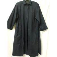 Marella Navy Long cotton Jacket Marella - Size: 10 - Black - Jacket