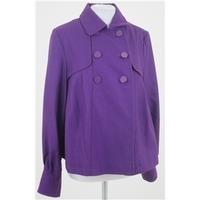 marks spencer limited edition size 12 purple short coat