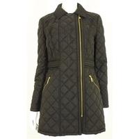 Marks and Spencer Size 8 Black Quilted Coat