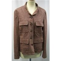 marks and spencer size 16 brown jacket