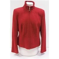 marks and spencer size 14 red jacket