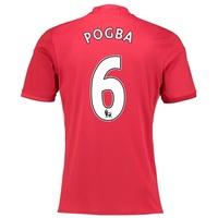 manchester united home shirt 2016 17 with pogba 6 printing red