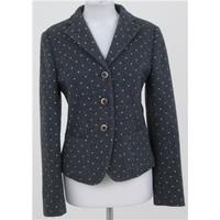 Max Mara, size 8 grey wool spotty jacket