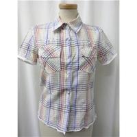 mada size 12 multi coloured short sleeved shirt