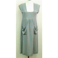 Masai blue/white striped dress Size M