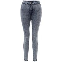 marissa acid wash high waisted skinny jeans