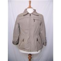 maine new england debenhams size 12 beige casual jacket coat