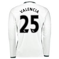 manchester united third shirt 2016 17 long sleeve with valencia 25 p w ...