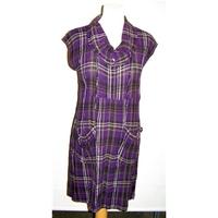 masai clothing company size s multi coloured knee length dress