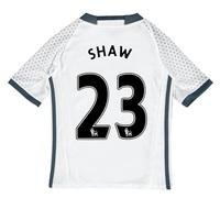 Manchester United Third Shirt 2016-17 - Kids with Shaw 23 printing, White