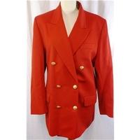 Marks&Spencer Size 18 Red Jacket M&S Marks & Spencer - Size: 18 - Red - Smart jacket / coat