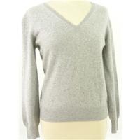 Marks and Spencer Autograph Collection Grey size 10 High Quality Soft and Luxurious Pure Cashmere Jumper