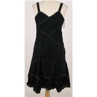 Marithe + Francois Girbaud size S black linen sleeveless dress