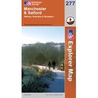 Manchester & Salford - OS Explorer Active Map Sheet Number 277