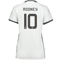 Manchester United Cup Third Shirt 2016-17 - Womens with Rooney 10 prin, White