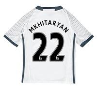 Manchester United Third Shirt 2016-17 - Kids with Mkhitaryan 22 printi, White