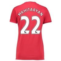 Manchester United Home Shirt 2016-17 - Womens with Mkhitaryan 22 print, Red