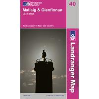 Mallaig & Glenfinnan - OS Landranger Active Map Sheet Number 40