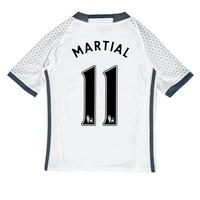 Manchester United Third Shirt 2016-17 - Kids with Martial 11 printing, White