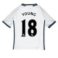 Manchester United Third Shirt 2016-17 - Kids with Young 18 printing, White