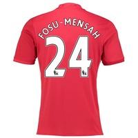 manchester united home shirt 2016 17 with fosu mensah 24 printing red