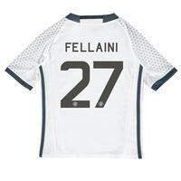 Manchester United Cup Third Shirt 2016-17 - Kids with Fellaini 27 prin, White