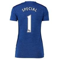 manchester united away shirt 2016 17 womens with special 1 printing bl ...