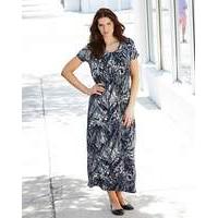 Marble Print Maxi Dress