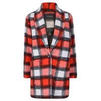 MAISON SCOTCH Check Wool Coat