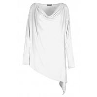 martina cowl neck baggy oversized long sleeve top