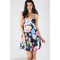 mandy printed mini swing dress