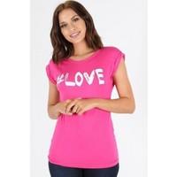 maisie love turn up sleeve t shirt