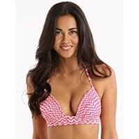 Malibu Cove Banded Tri - Hot Pink