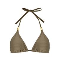 Manda Island Padded Triangle Top - Khaki