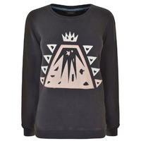 maison scotch logo sweatshirt