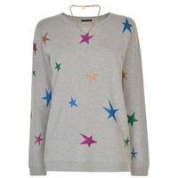 maison scotch glitter star sweatshirt