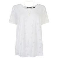 MAISON SCOTCH Embossed Star Top