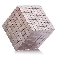 Magnet Toys 216Pcs 5mm Magnet Toys Neodymium Magnet Executive Toys Puzzle Cube DIY Toys Magnetic Balls Silver Education Toys For Gift