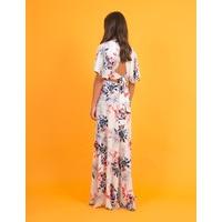 MARGIE - Coral Navy Floral Print Co-ord Set