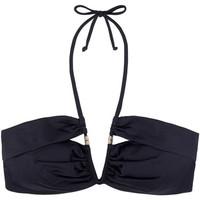 Marie Meili Black Bandeau Top swimsuit Copacabana women\'s Mix & match swimwear in black