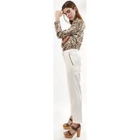 Max Moi Trousers MINA women\'s Trousers in white