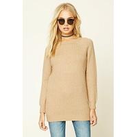 marled knit jumper